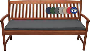 Beautissu Trädgårdsbänk Dyna Loft BK 100x48x5cm - 2-4 Sitsar