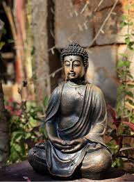 Buddha Skulptur för Trädgården