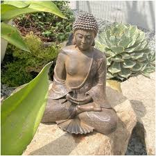 Buddha Staty för Zen Dekoration och Meditation