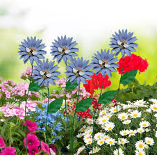 Rostfria Trädgårdspinnar med Blomma
