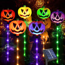 Halloween Utomhusdekoration: 6 Pumpor och Spöken