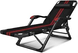 Boss Office Zero Gravity Lounge Stol med Nackstöd och Massage - Röd