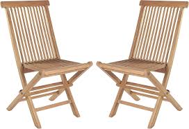 Fällbara Teakstolar Riva - 2-pack från La Casa di Caesar