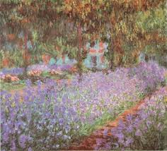 Monet: Irisar i Konstnärens Trädgård - A0 Poster