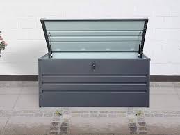 Antracit Metallförvaringslåda för Trädgård – 400 Liter