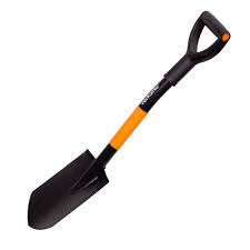 MIVOS Mini Spetsspade 75 cm - Härdat Stål med D-handtag
