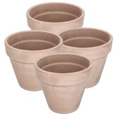 Kotarbau® Set med 4 Terrakottakrukor