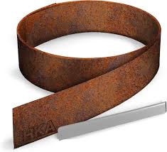 IRKA Cortenstål Gräsmattekantband 25 cm x 10 m