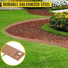VEVOR Stål Gräsmattekant 10x99 cm - 5-pack