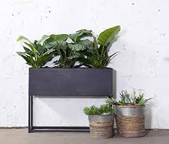 Urban GIGA Blomkruka 90 cm - Svart Metall