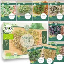 Loveplants Ekologiska Groddar - 8 Sorter för Hemmet