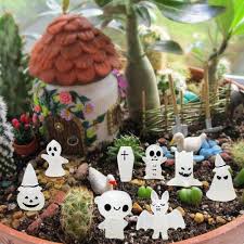 ORTUH Lysande Halloween-Dekoration för Trädgården