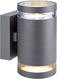 Markslojd Iris LED Utomhusvägglampa Grå IP44