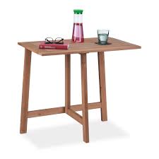 Fällbart Träbord för Utomhusbruk 73x80x50 cm - Brunt